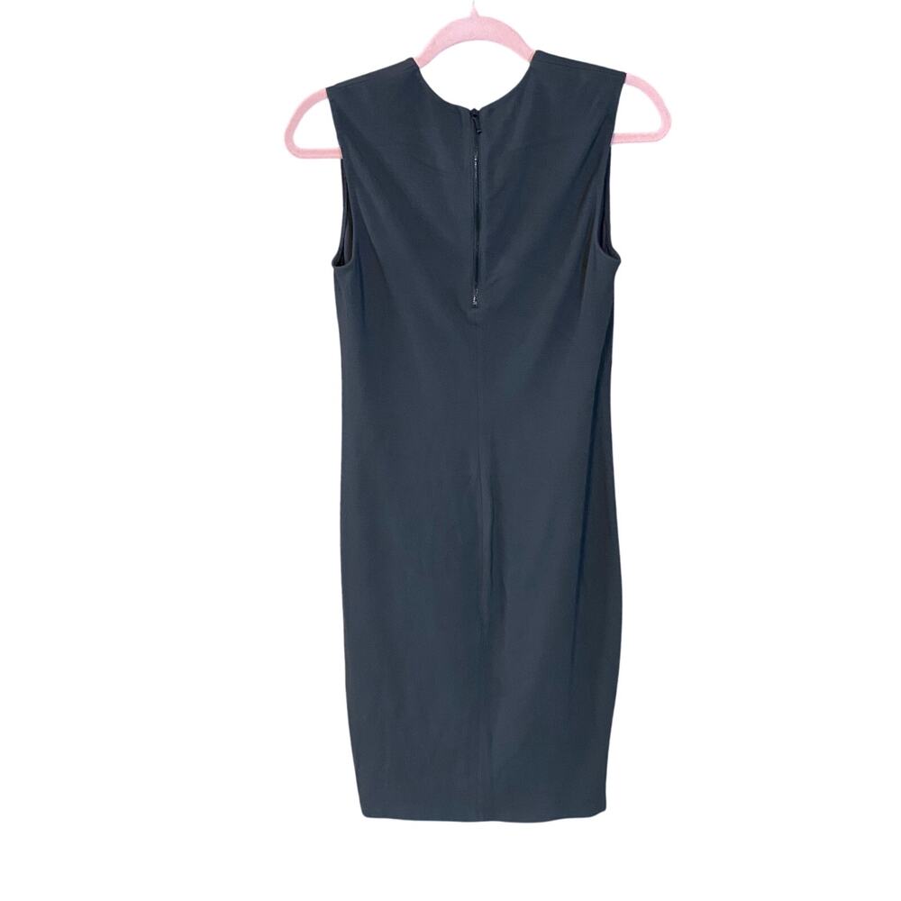 Vince Sleeveless gray Midi Sheath Dress Small Minimalist Workwear quiet luxury